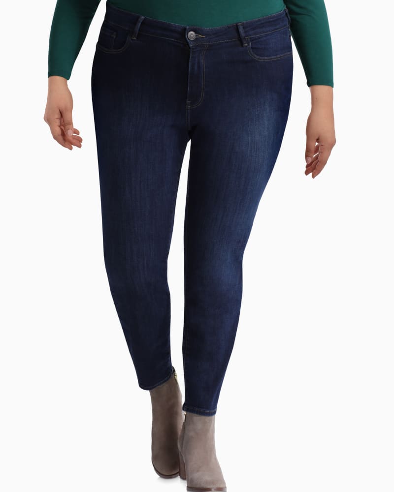 Front of plus size Hylan Skinny Jean by Downing Studio | Dia&Co | dia_product_style_image_id:115537